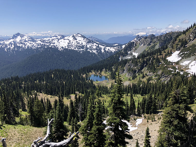 Located in Mt. Rainier National Park, this hike should be paired with Crystal Lake